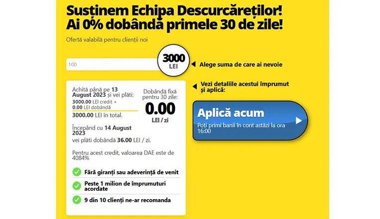 viva credit calculator